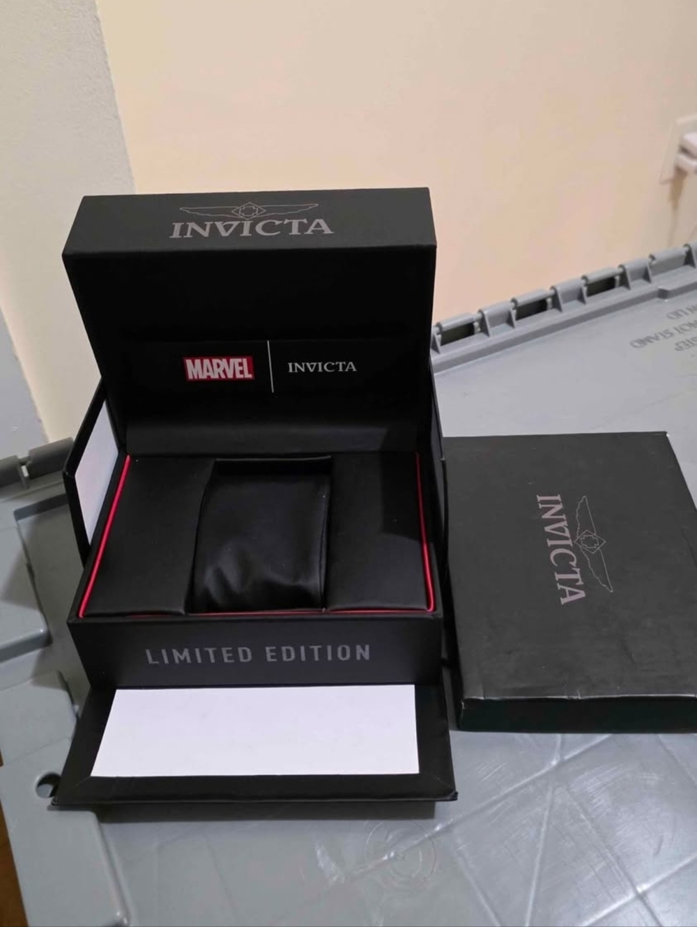 Nine Invicta Black and Red Limited Edition Men's Watch Boxes